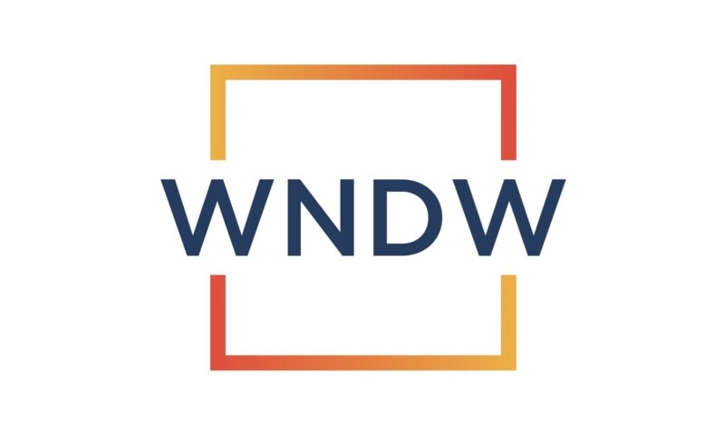 WNDW Brand white background